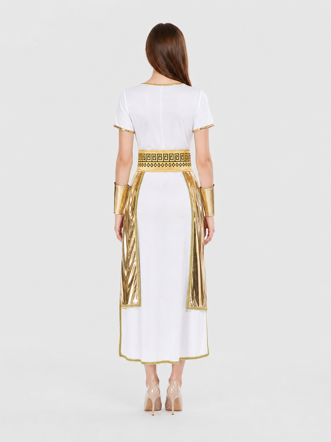 Greek-Style Cosplay Dress with Slit