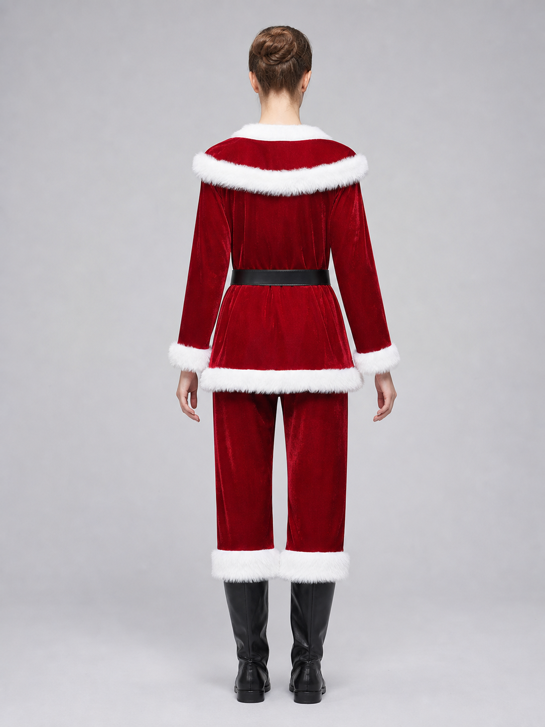 Santa Claus Costume with Hat and Beard