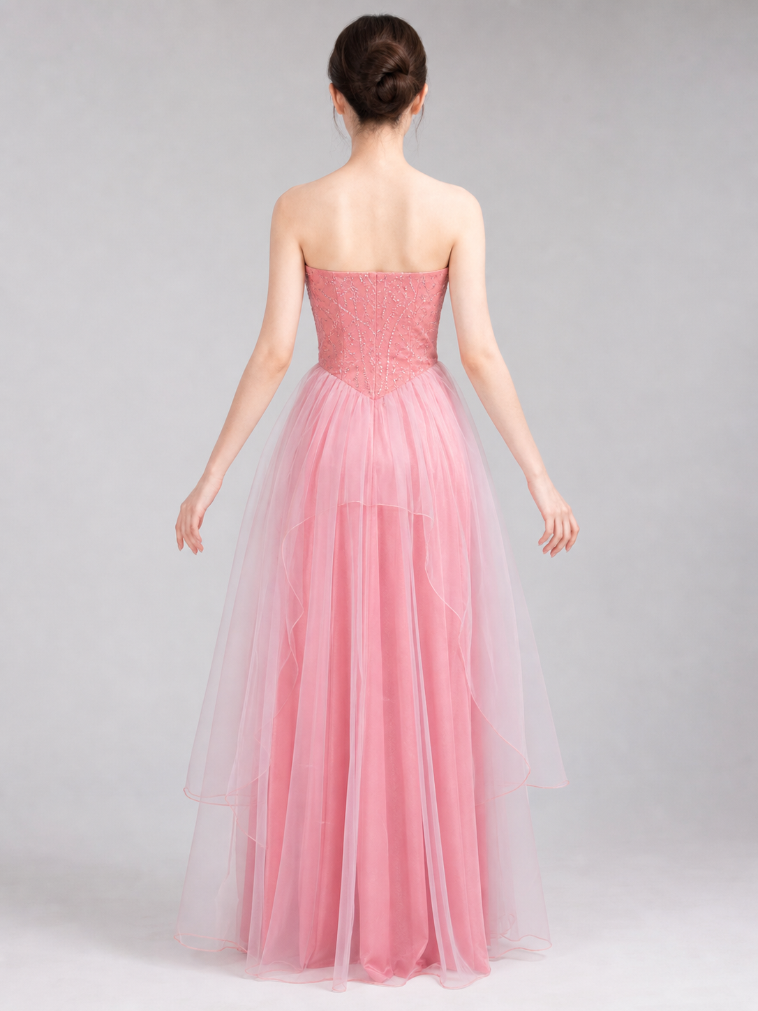 Pink Glinda Cosplay Dress with a Full Skirt