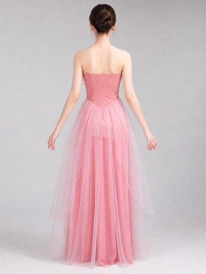 Pink Glinda Cosplay Dress with a Full Skirt