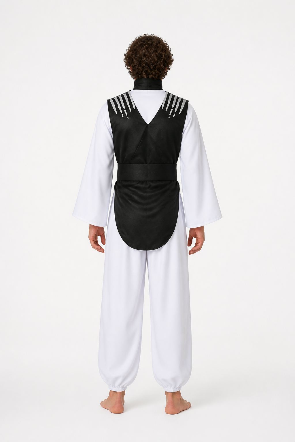 Jujutsu Kaisen Black and White Cosplay Jumpsuit back view