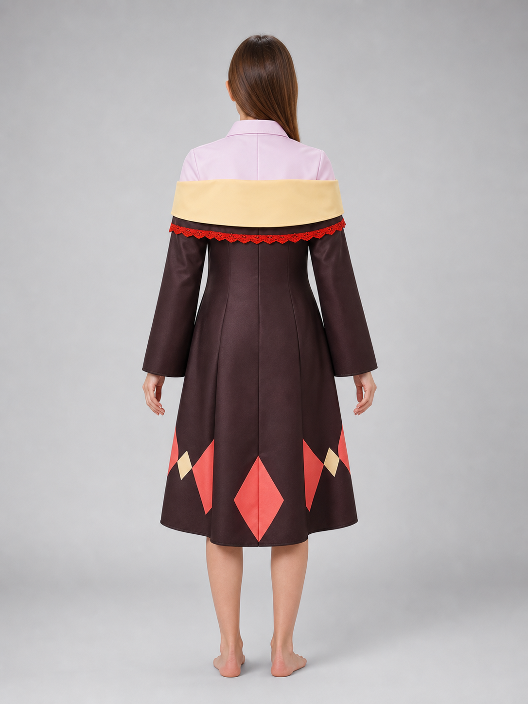 Megumin Cosplay Costume: Shirt, Skirt, Cloak, Hat