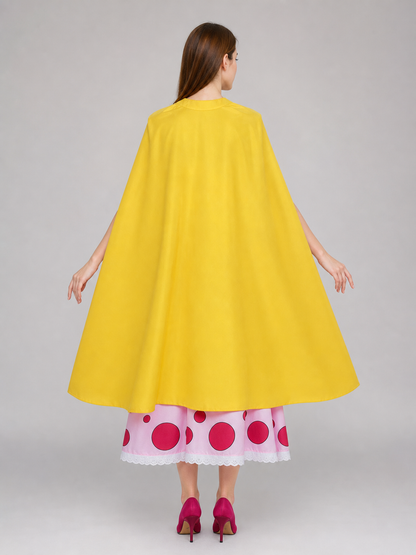Charlotte Linlin Cosplay Costume: Dress, Cloak, and Hat
