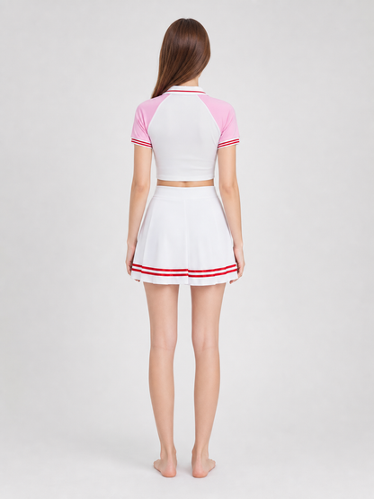Cheerleading Outfit: Top and Short Skirt