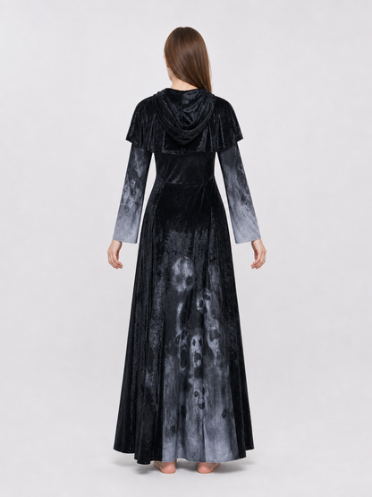 Gothic Costume: Hooded Dress and Cape