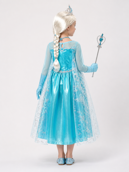 Snow Queen Halloween Costume back view
