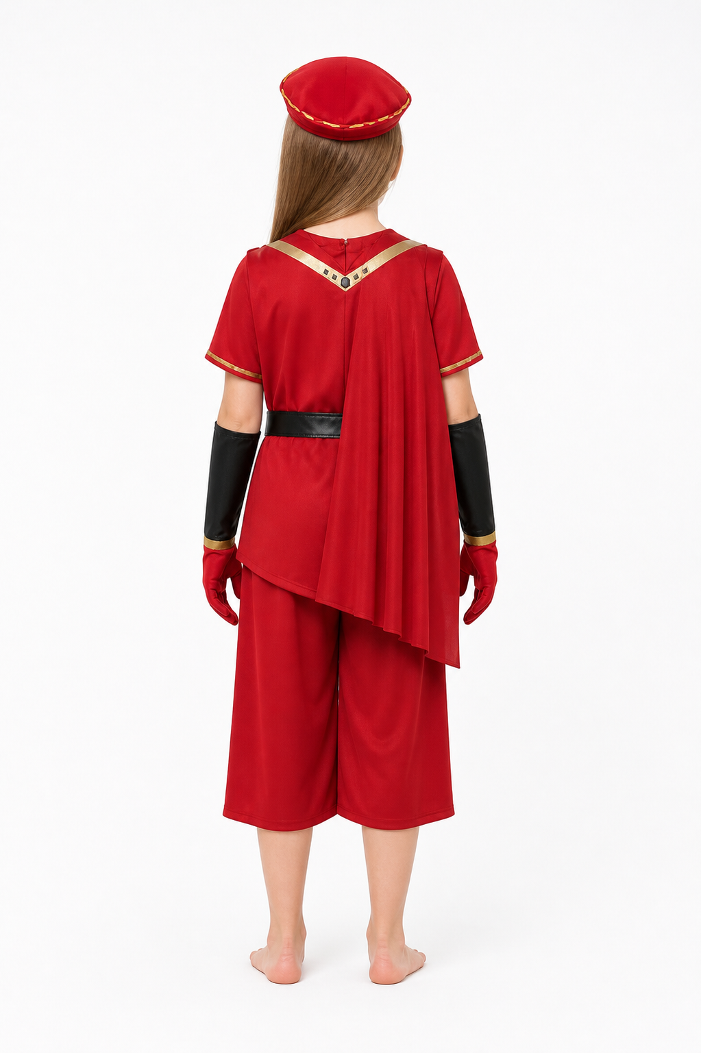 Red Lord Farquaad Cosplay Costume back view