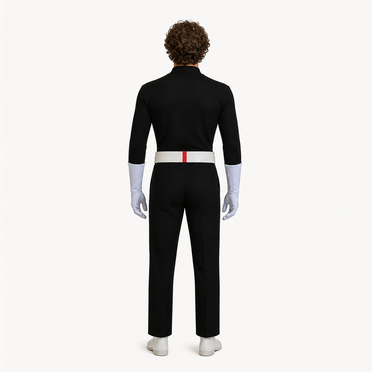 Cosplay Costume with White Belt and Gloves