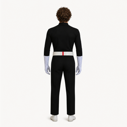 Cosplay Costume with White Belt and Gloves