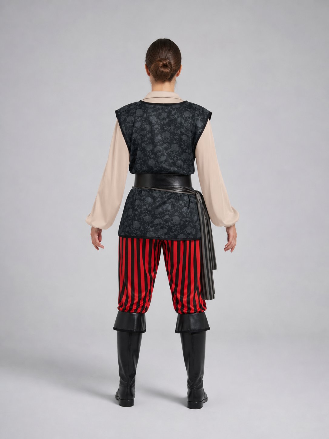 Pirate Costume with Vest, Hat, and Belt