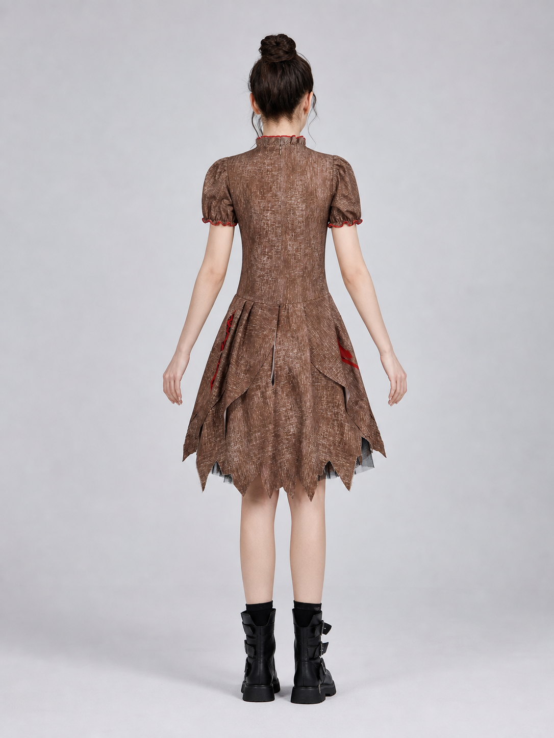 Halloween Costume Dress with Torn Hem