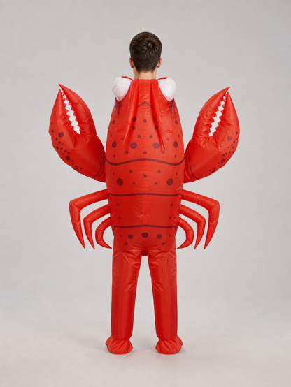 Inflatable Lobster Costume with Claws for Parties