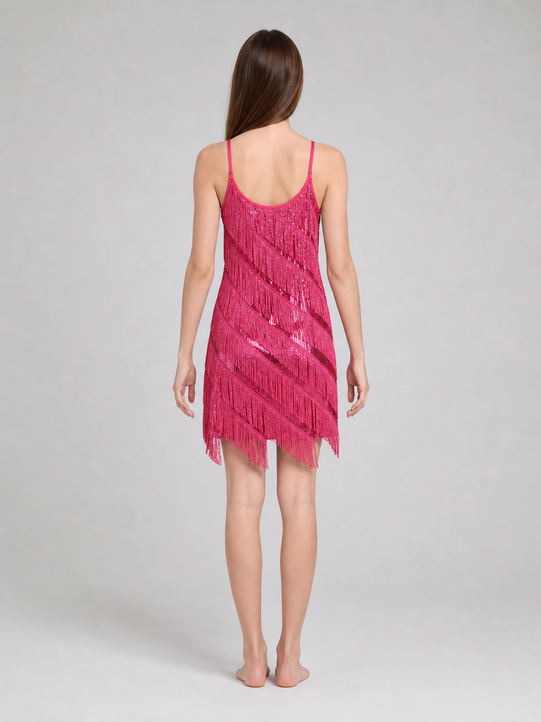 1920s-Style Fringed Dress Set