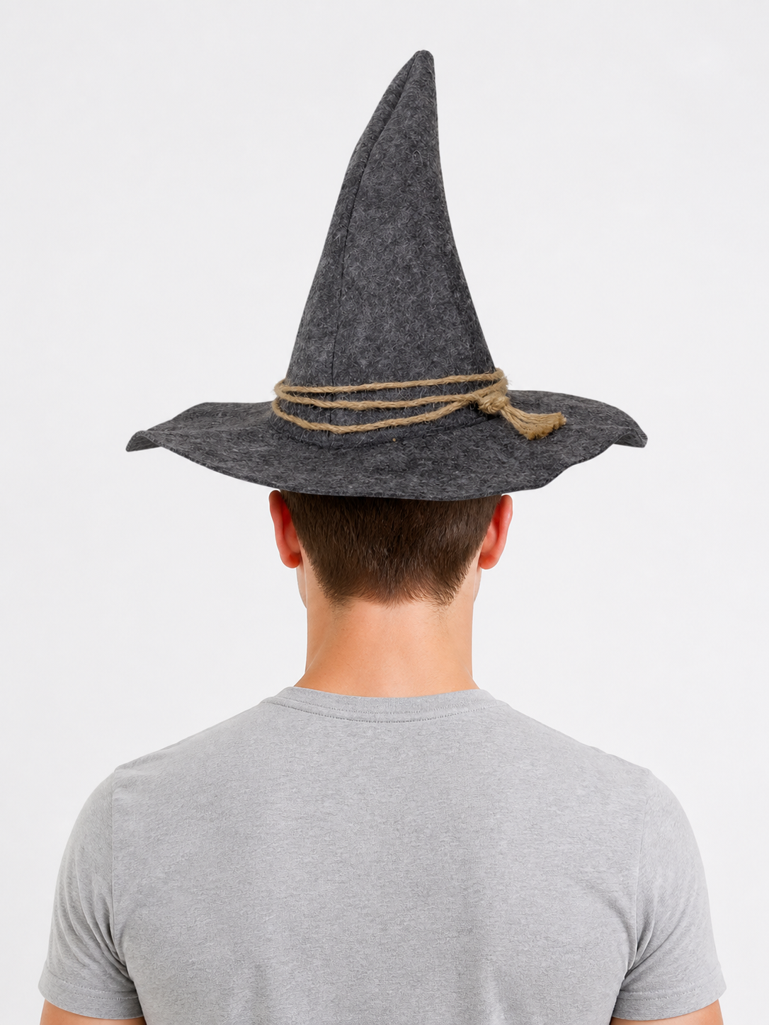 Witch Carnival Hat with Rope Decoration