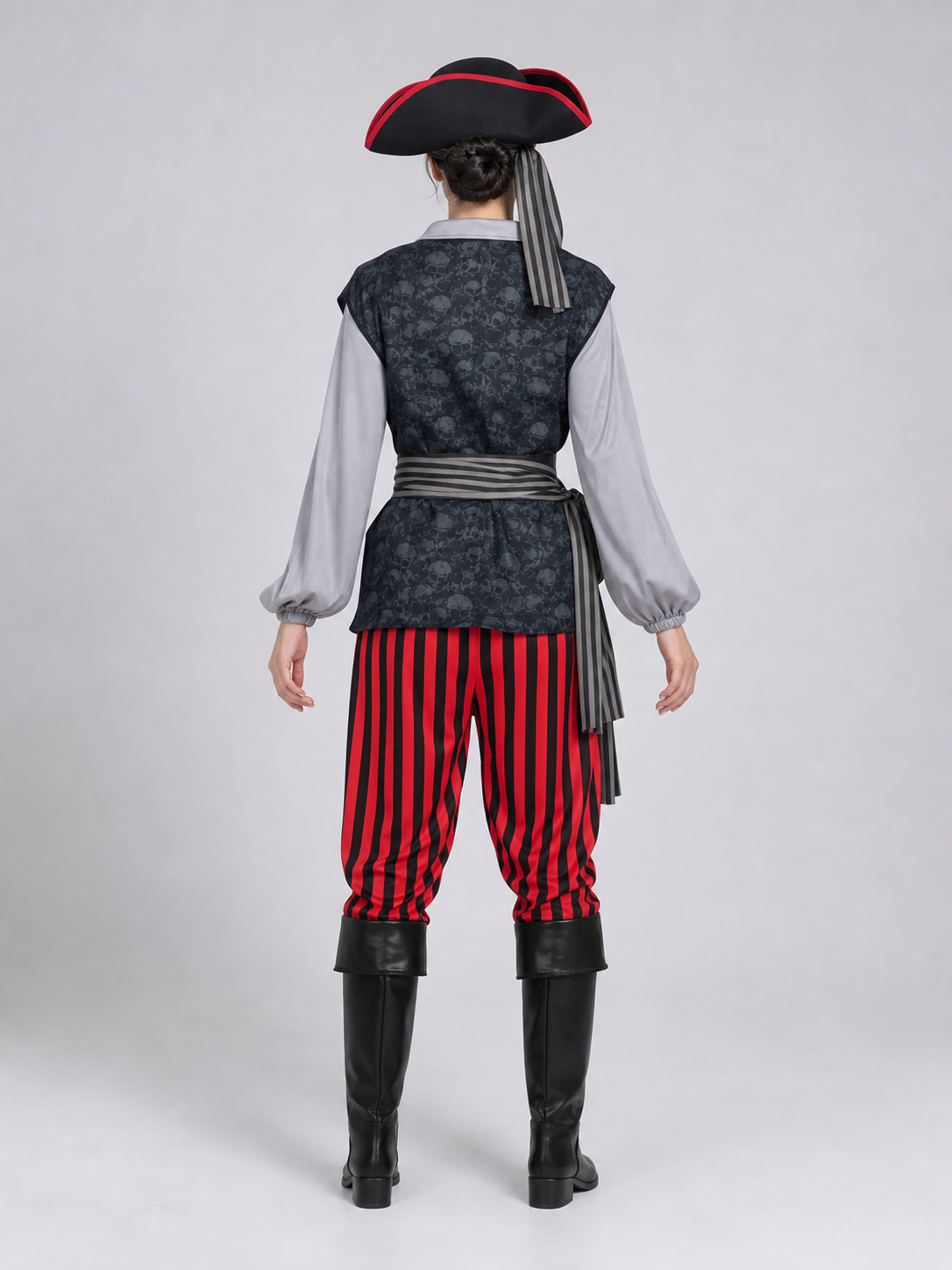 Pirate Costume with Vest, Hat, and Eye Patch
