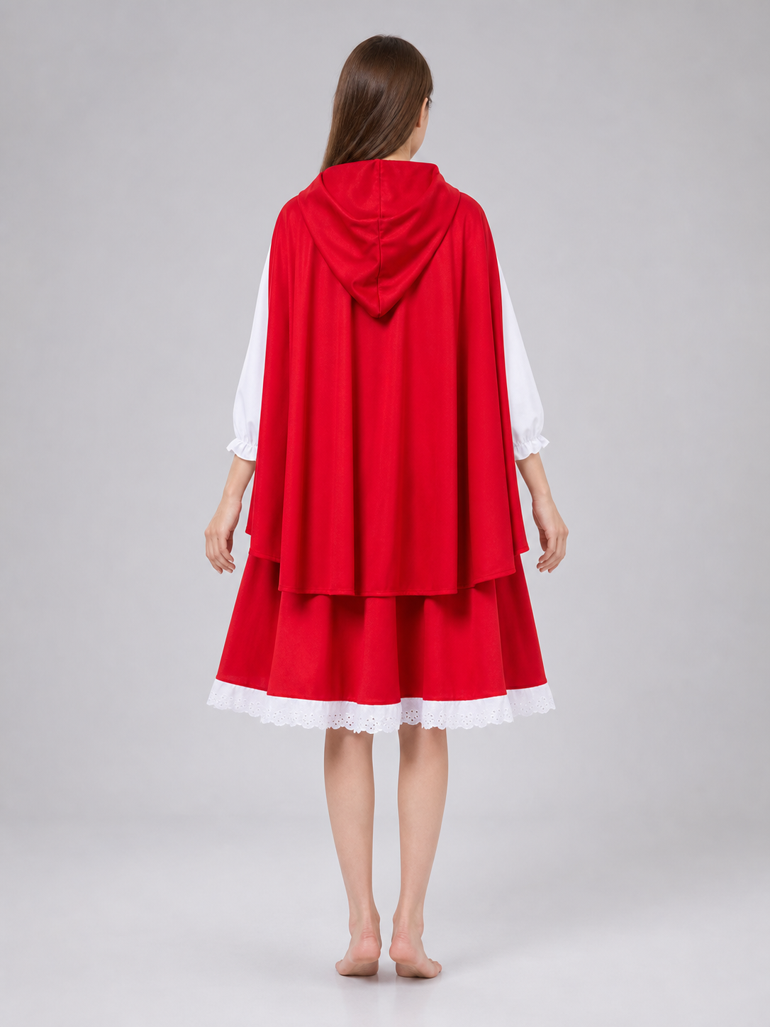 Little Red Riding Hood Carnival Costume with Hood