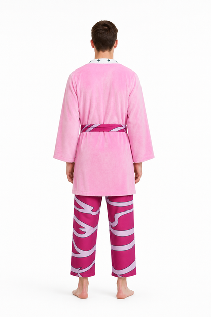Doflamingo Cosplay Costume, Jacket, Pants, and Belt