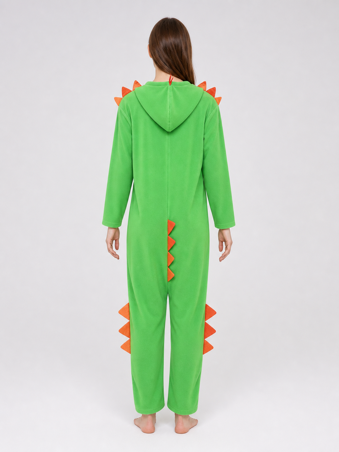 Green Hooded Dinosaur Costume