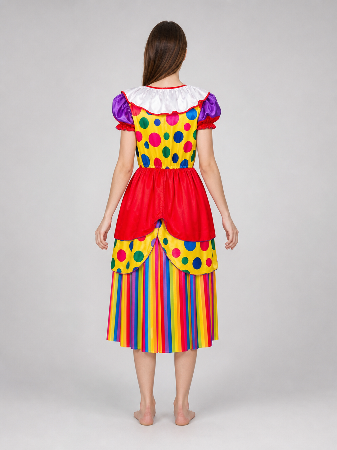 Carnival Clown Costume Dress for Performances