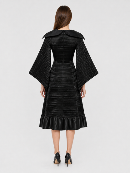 Gothic cosplay costume with crown and wand