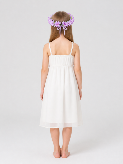 Halloween Carnival Headband with Purple Flowers back view
