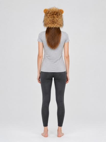 Halloween Carnival Headpiece with Lion’s Mane back view