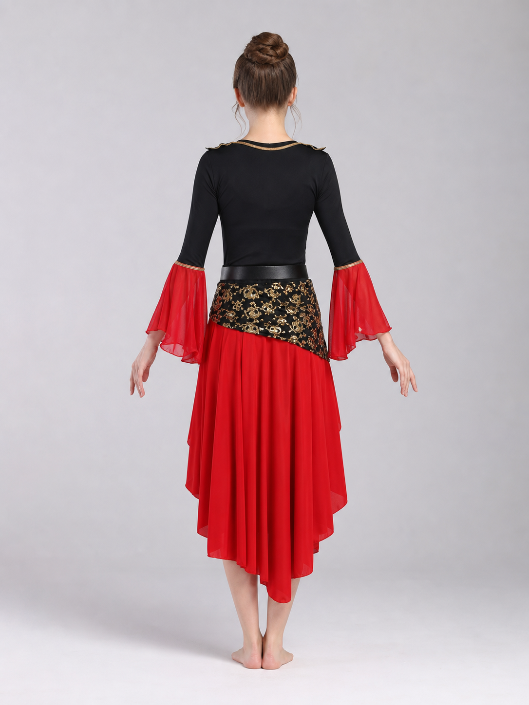 Pirate Carnival Costume: Dress, Hat, and Belt
