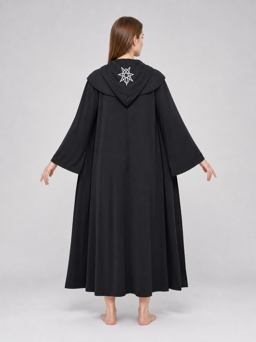 Hooded Wizard Costume, Cosplay Robe