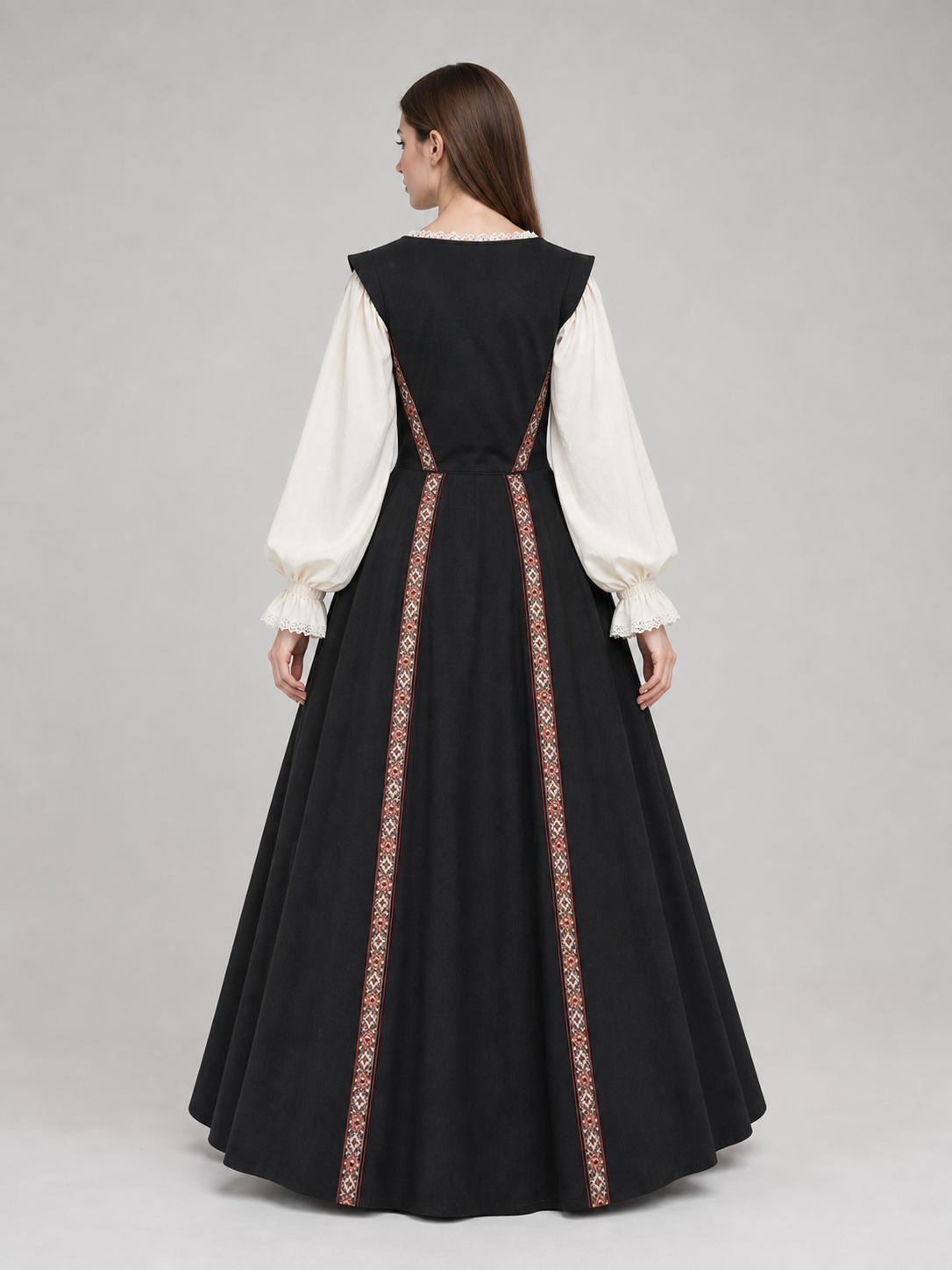 Medieval-Style Lace-Up Dress