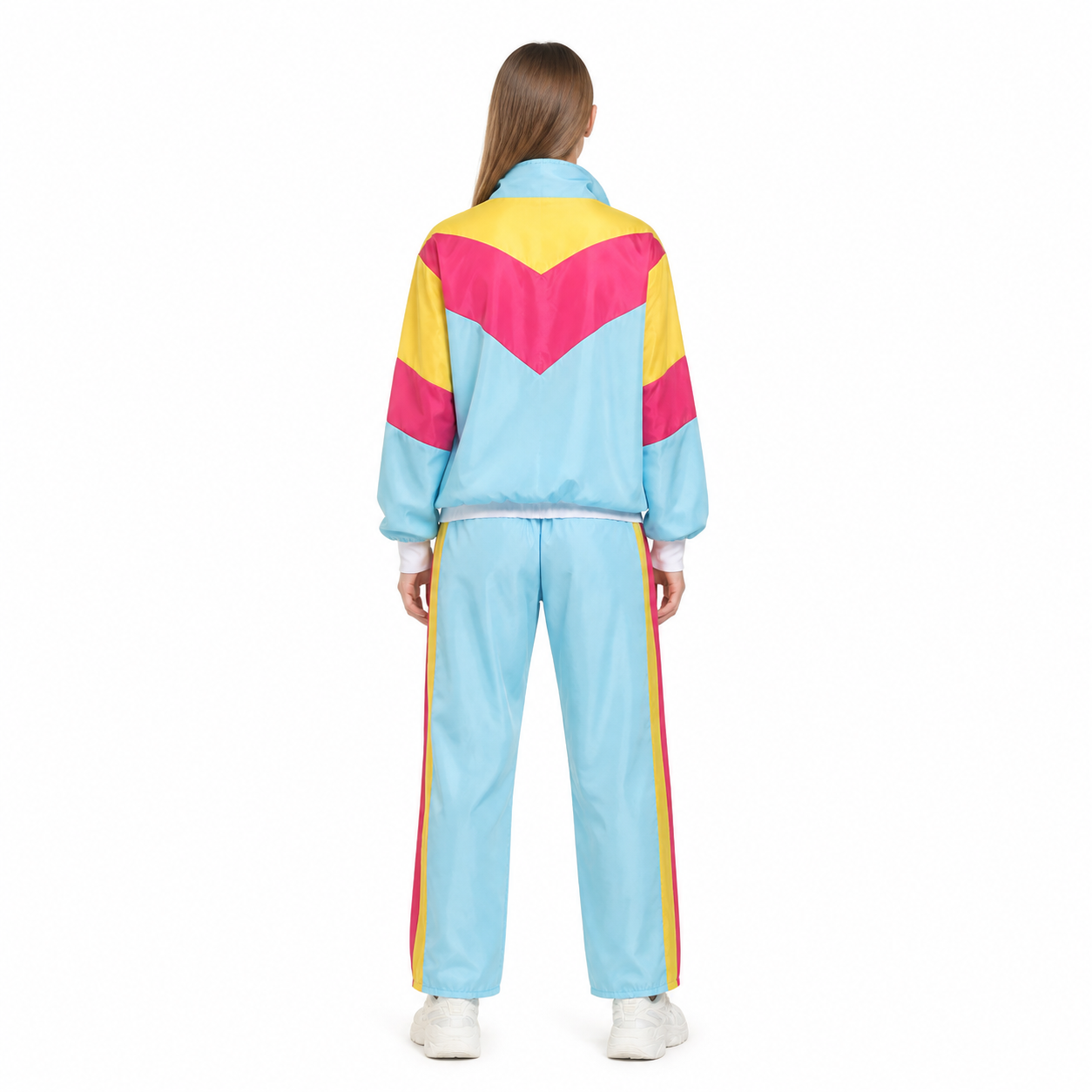 Two-Piece Stage Costume with Hood back view