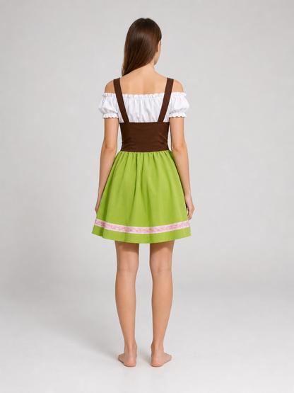 Traditional Folk-Style Costume Dress