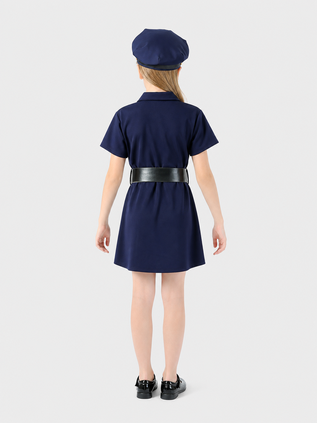 Police Costume with Cap and Handcuffs