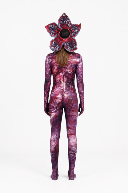 Flower Carnival Costume, One-Piece Jumpsuit back view