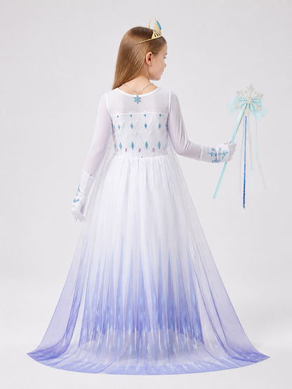 Snow Princess Carnival Costume for Cosplay