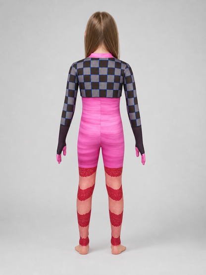 Inside Out 2 Cosplay Costume, Pink Jumpsuit