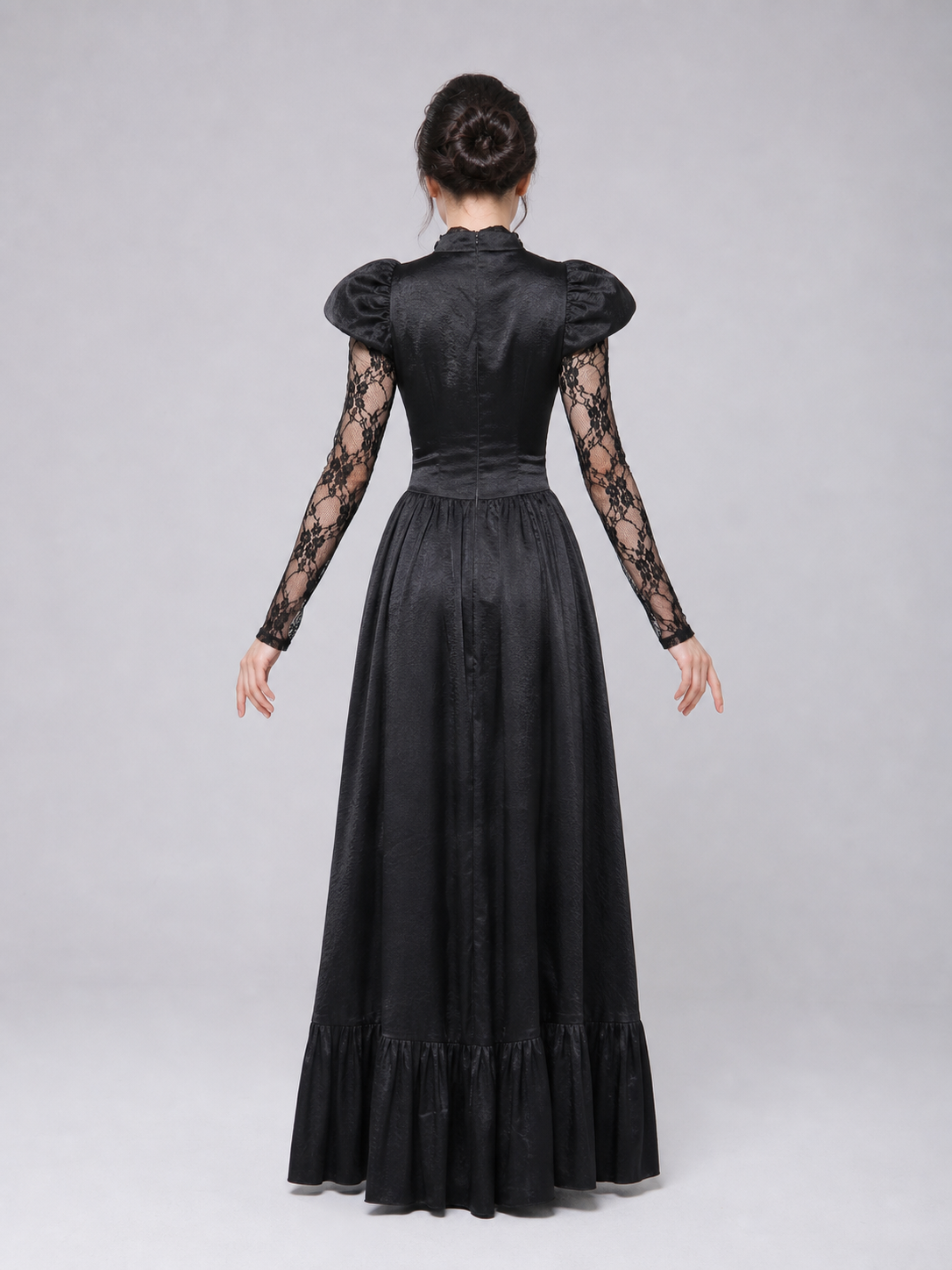 Witch Costume with Hat and Lace