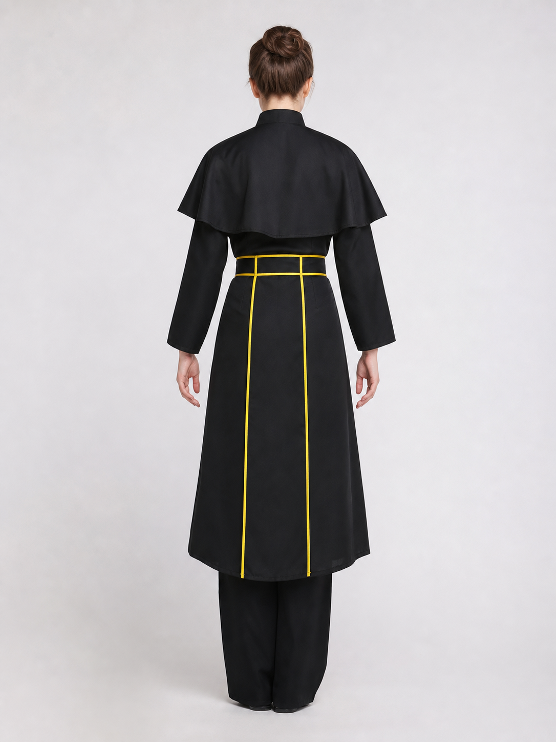 Carnival religious robe with a cross for a masquerade
