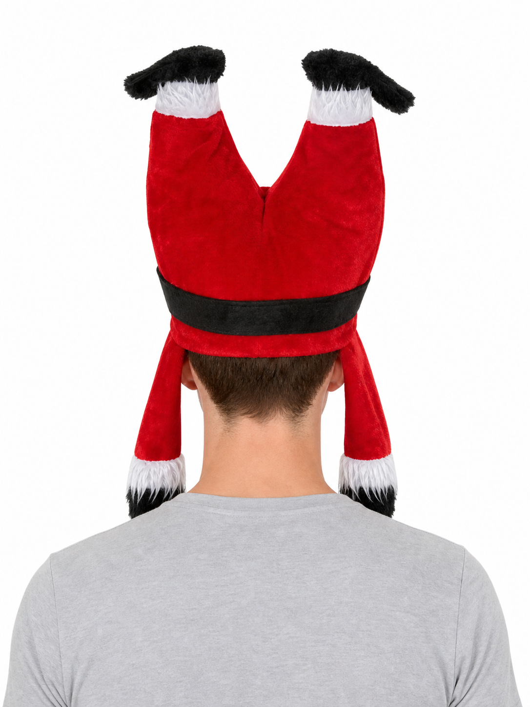 Christmas Carnival Hat with Fuzzy Trim