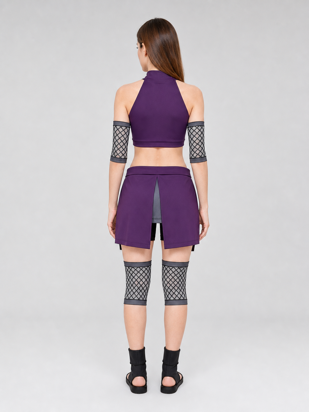 Yamanaka Ino Cosplay Costume: Top, Shorts, and Accessories
