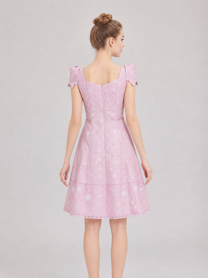 Pink cosplay dress from Wicked 2