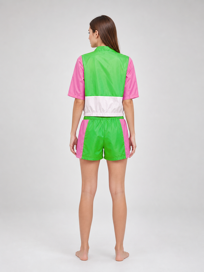 Sports Set: Zip-Up Jacket and Shorts