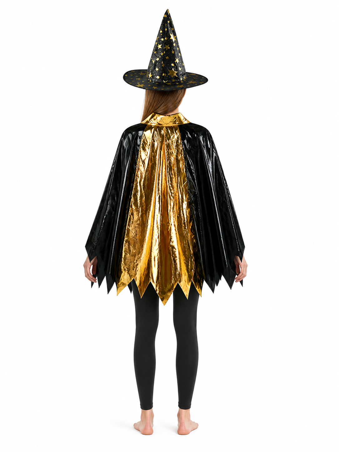 Children's Carnival Costume with Cape and Hat back view