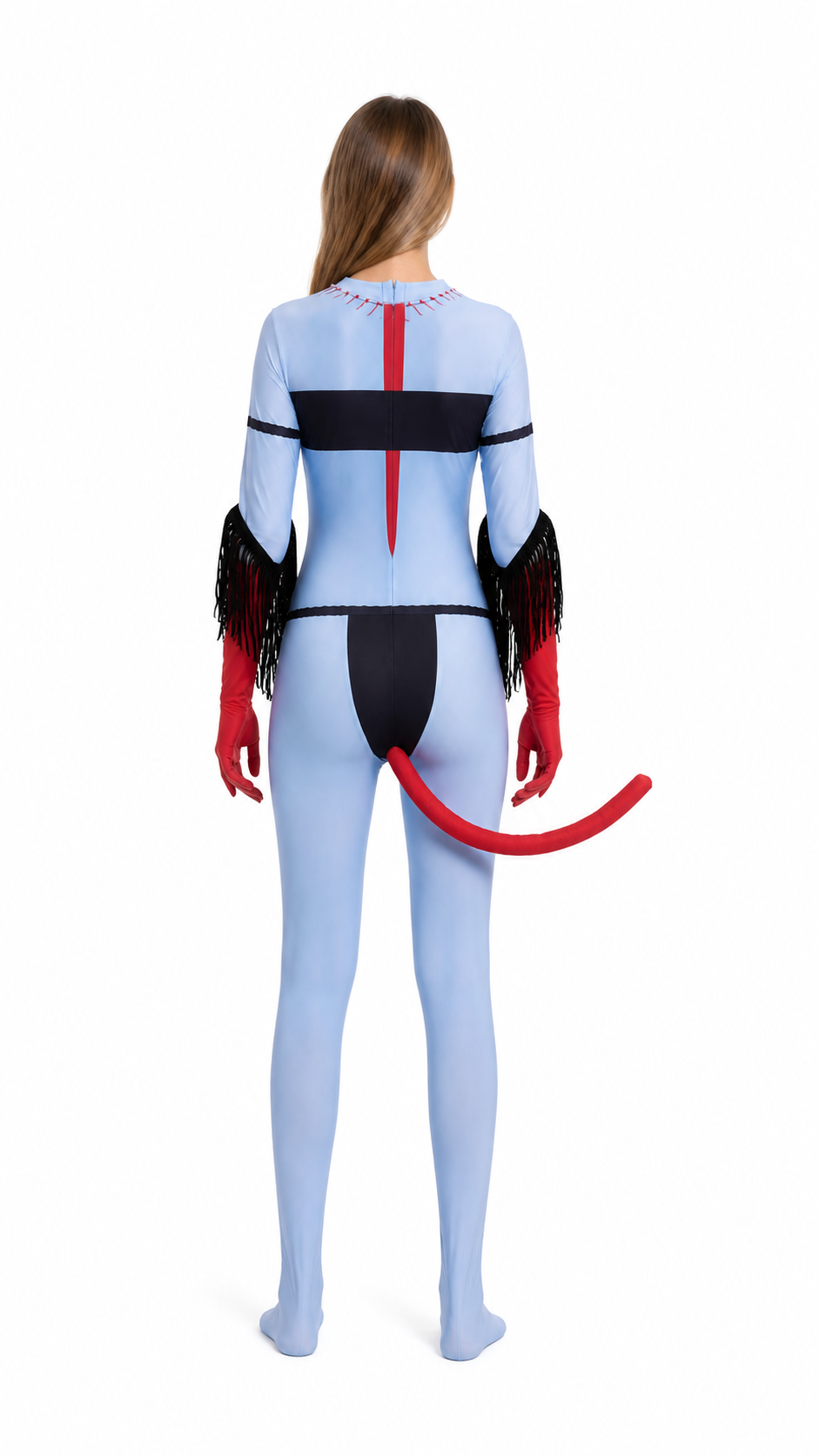 Avatar 3 Cosplay Costume, Jumpsuit and Headpiece back view