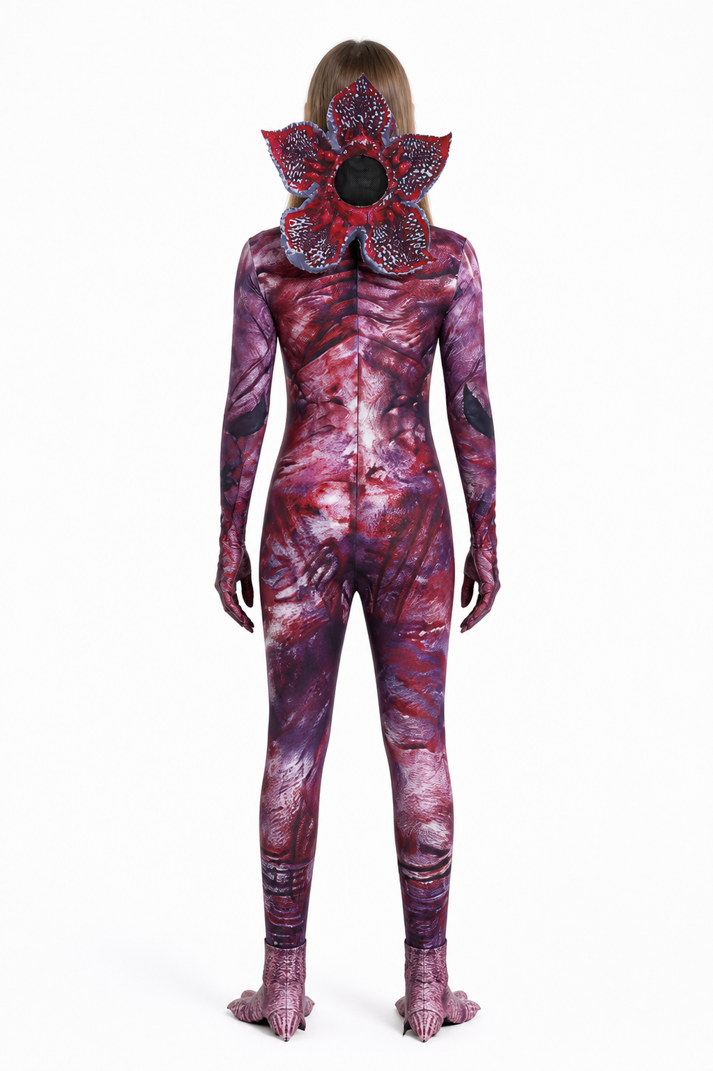 Carnival Man-Eating Flower Costume with Mask back view