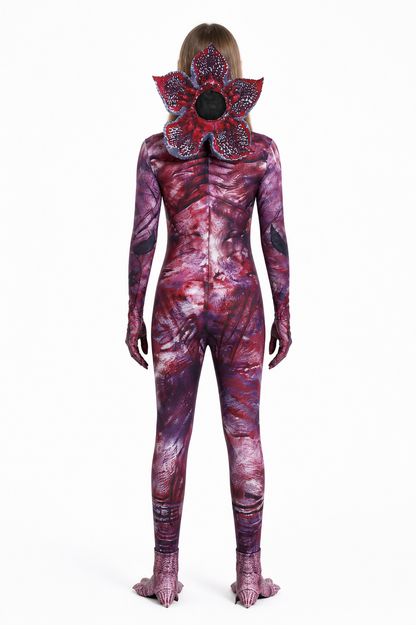 Carnival Man-Eating Flower Costume with Mask back view