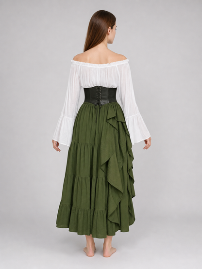 Renaissance Corset Dress for Themed Parties back view 2