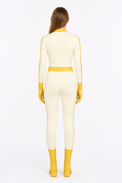 Super Mario Cosplay Jumpsuit with Emblem