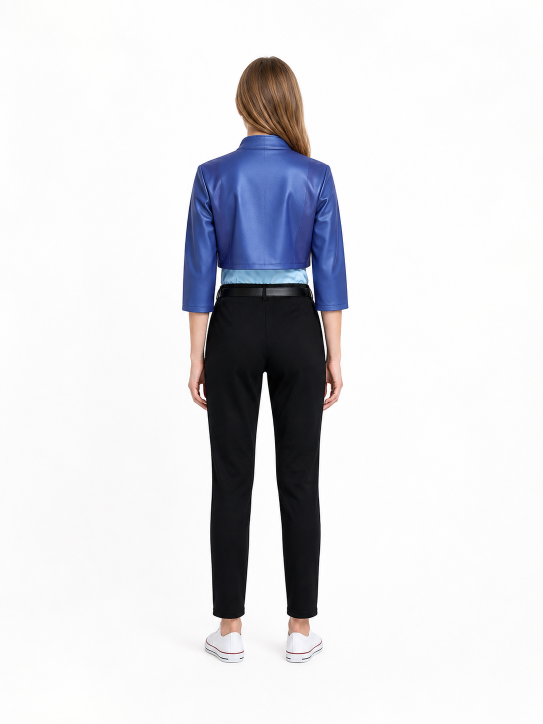 Judy Costume: Jacket, T-Shirt, Pants, and Belt back view