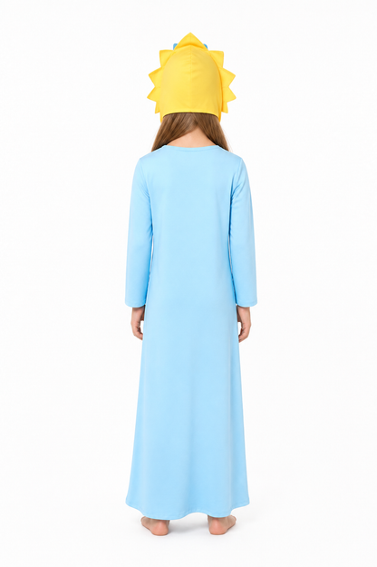 Maggie Simpson Cosplay Costume with Headpiece back view