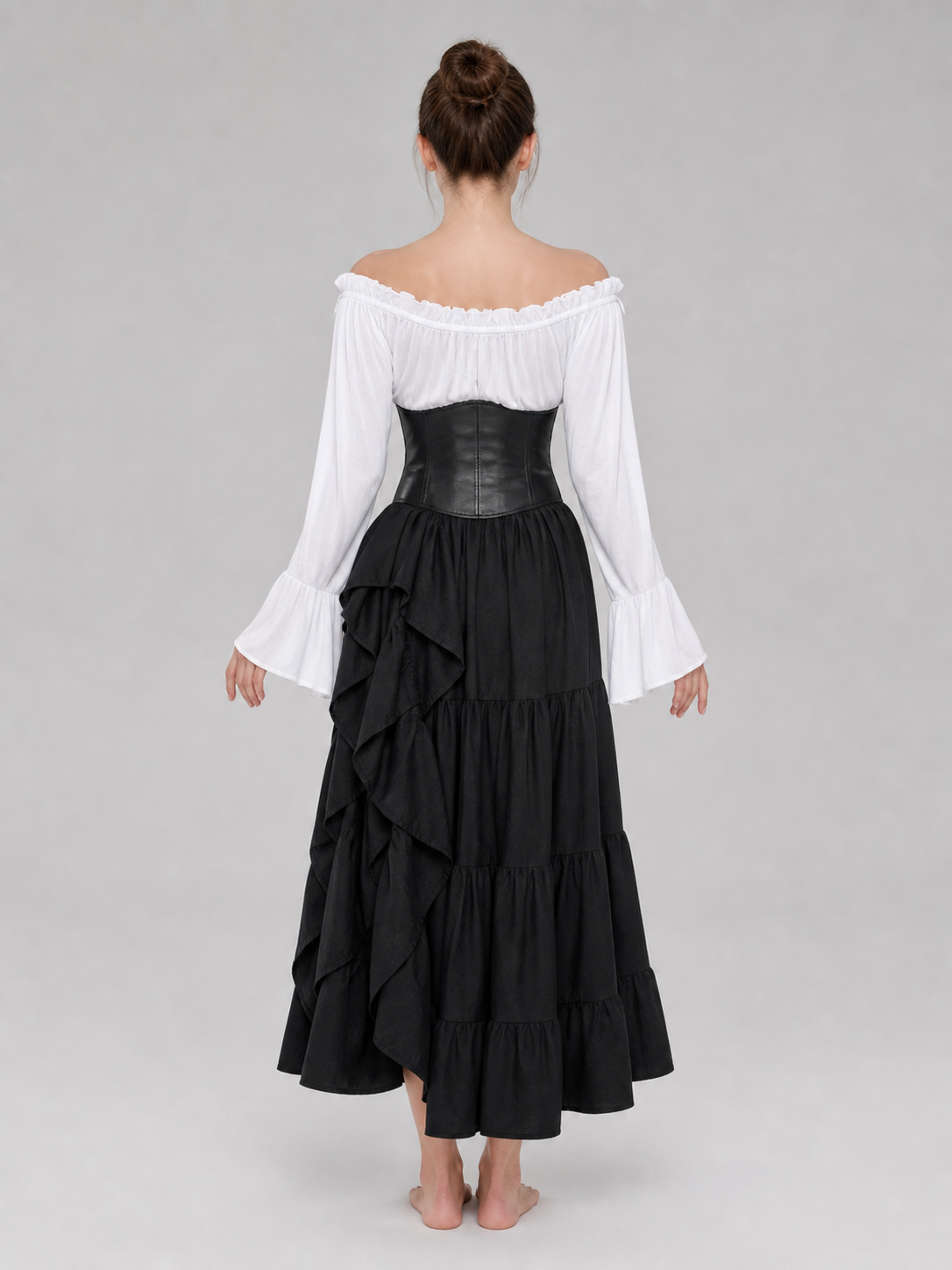 Three-Piece Gothic Costume with Corset